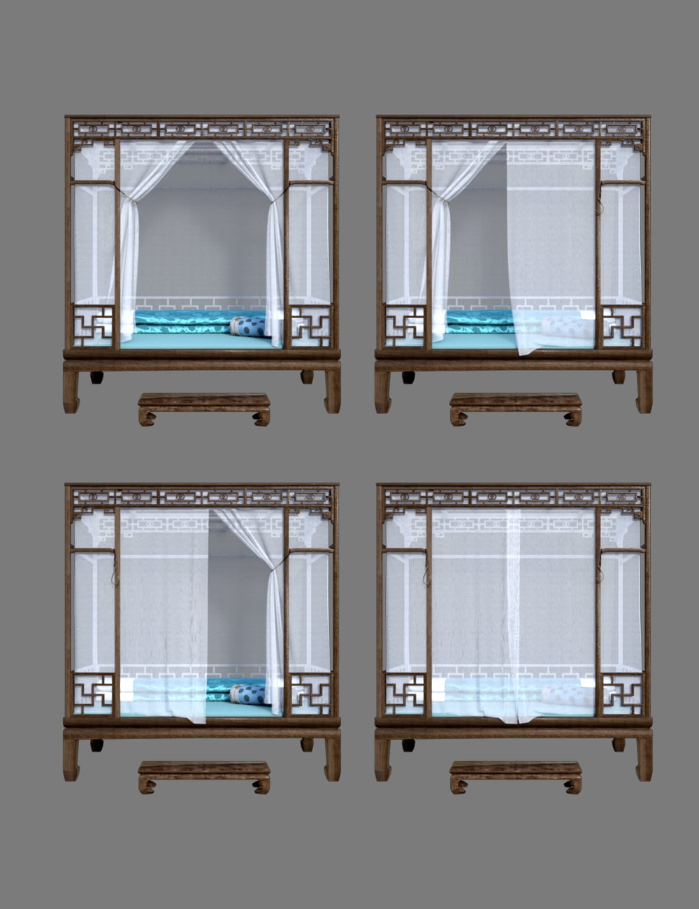 ANCIENT CHINESE BEDROOM visual data 3