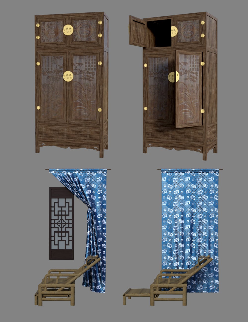 ANCIENT CHINESE BEDROOM visual data 6