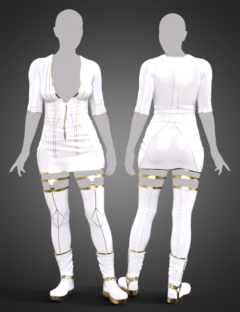 TEC2 Outfit Textures | Daz 3D