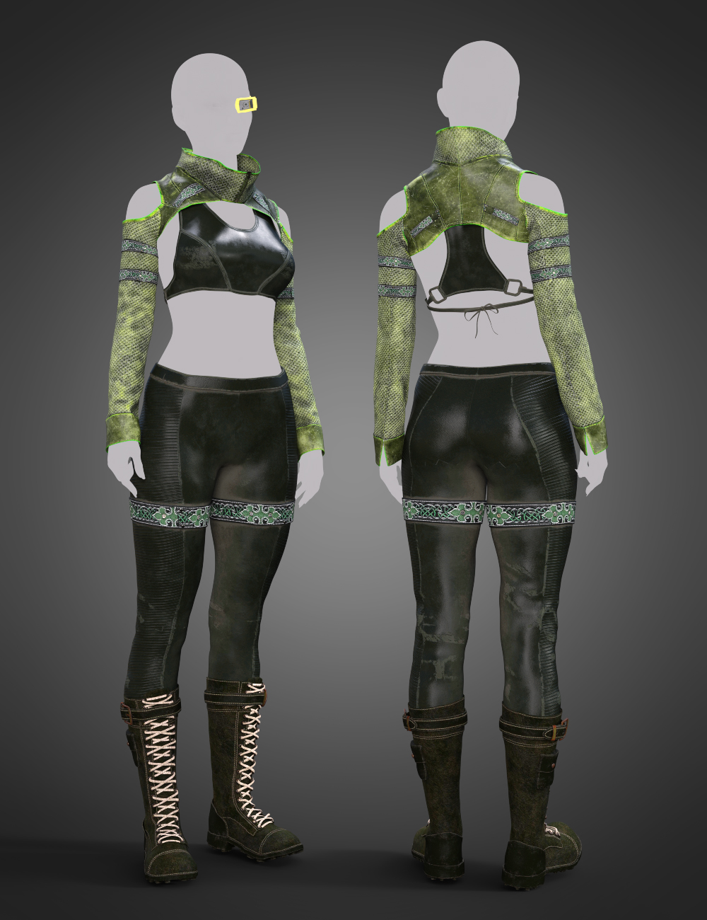 Zero38 Outfit Texture Add-on by: Shox-Design, 3D Models by Daz 3D