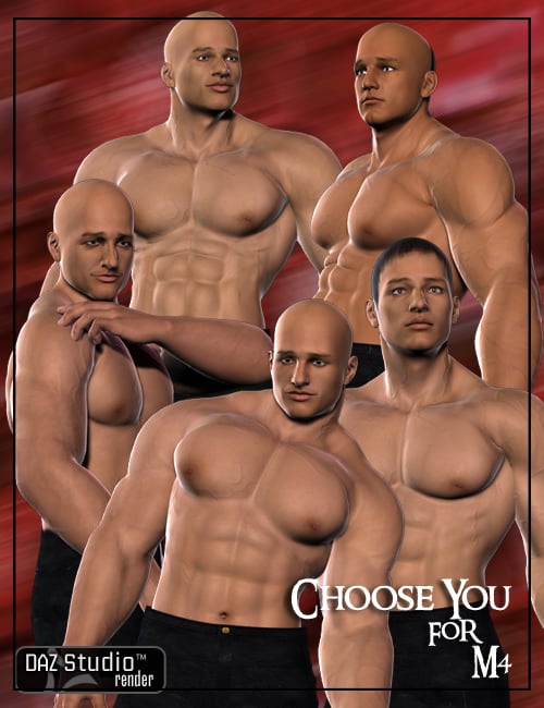 You Choose for M4 by: Muscleman, 3D Models by Daz 3D