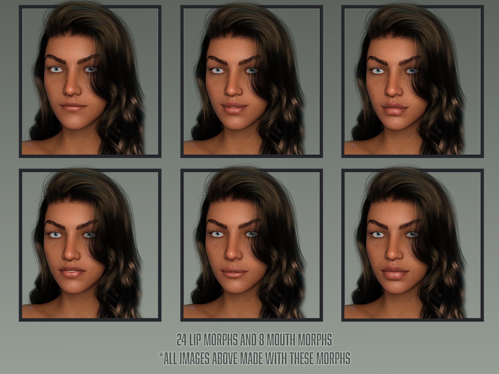 Twizted Detailed Face Morphs for Genesis 8 and 8.1 Female | Daz 3D