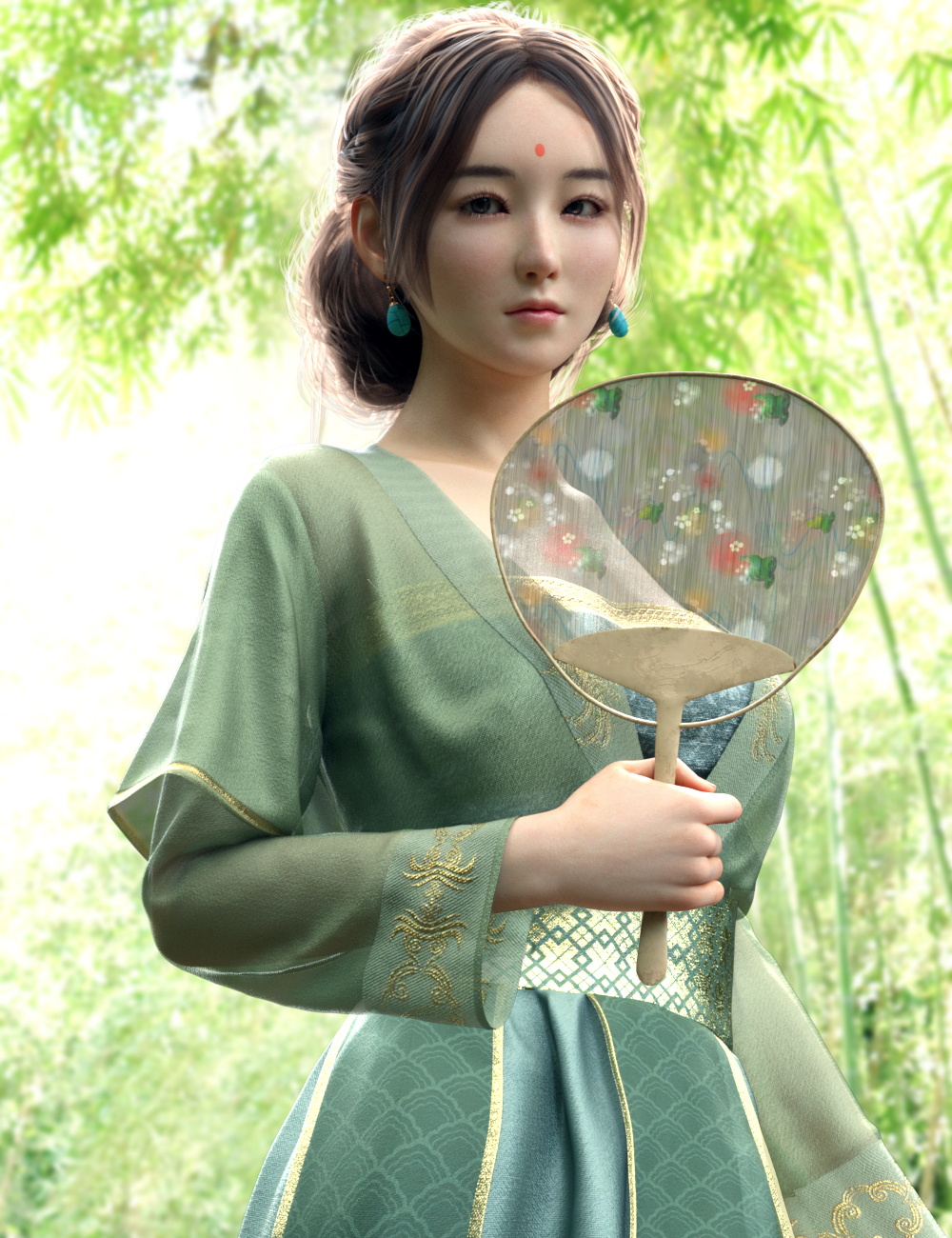 VO Xiao Xin for Genesis 8.1 Females by: VOOTW, 3D Models by Daz 3D