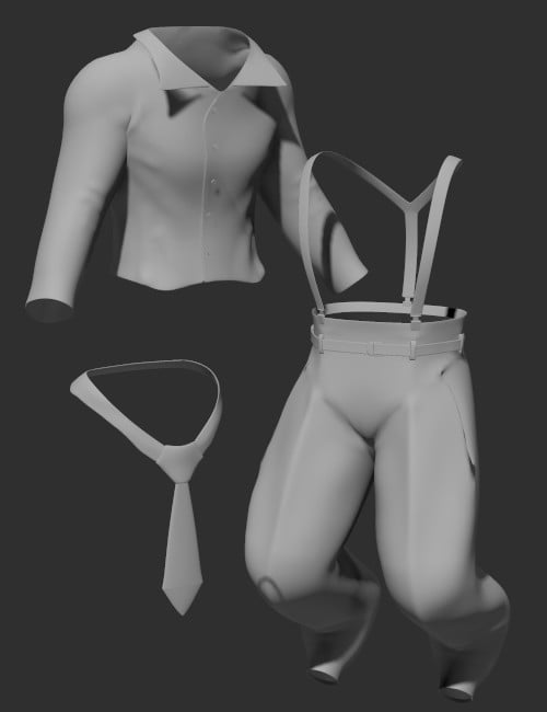 Zoot Suit for Lycanthropos by: Valandar, 3D Models by Daz 3D