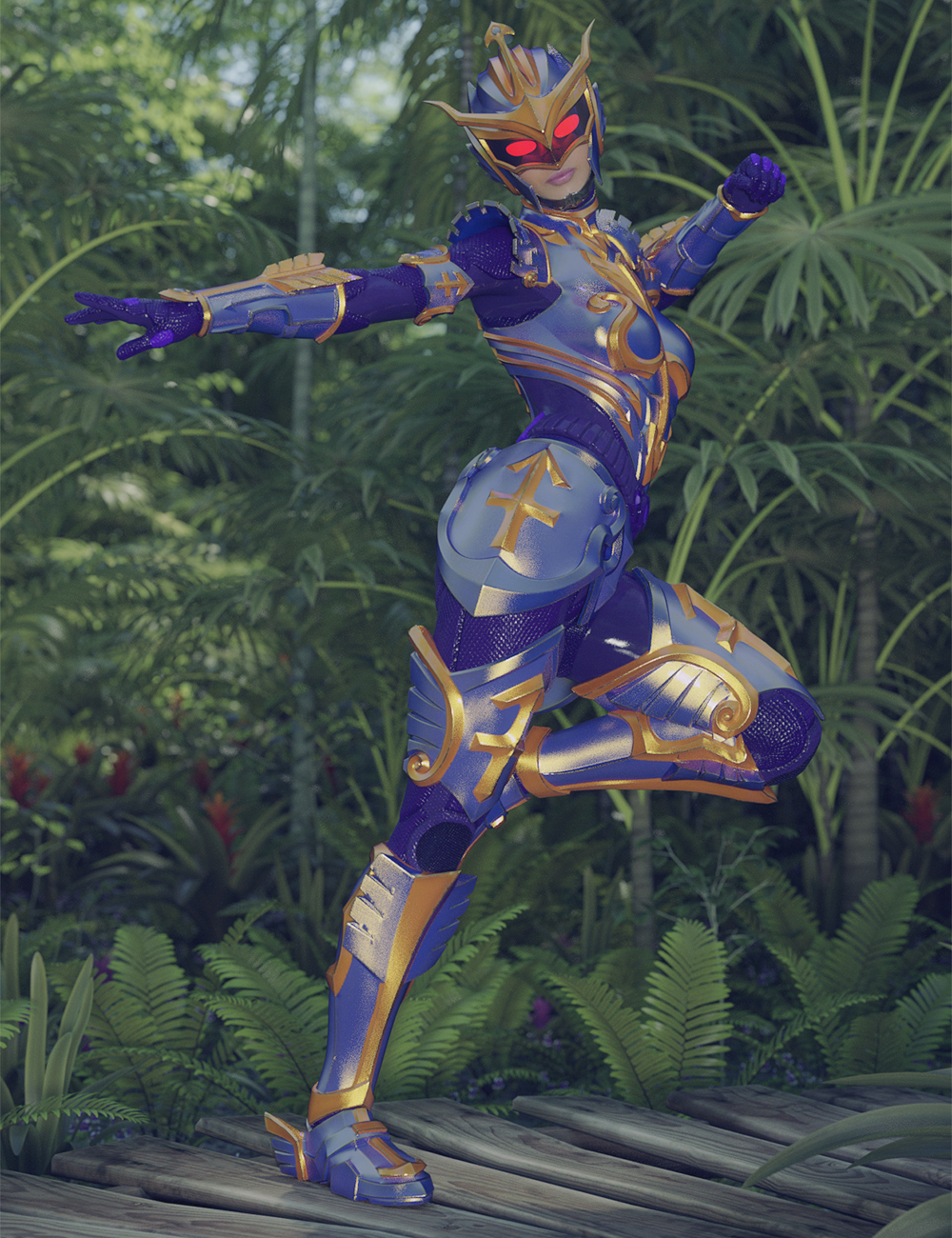 12 Constellation Warriors Series: Sagittarius for Genesis 8 and 8.1 Female 12 Constellation Warriors Series: Sagittarius for Genesis 8 and 8.1 Female by: Jerry Jang, 3D Models by Daz 3D
