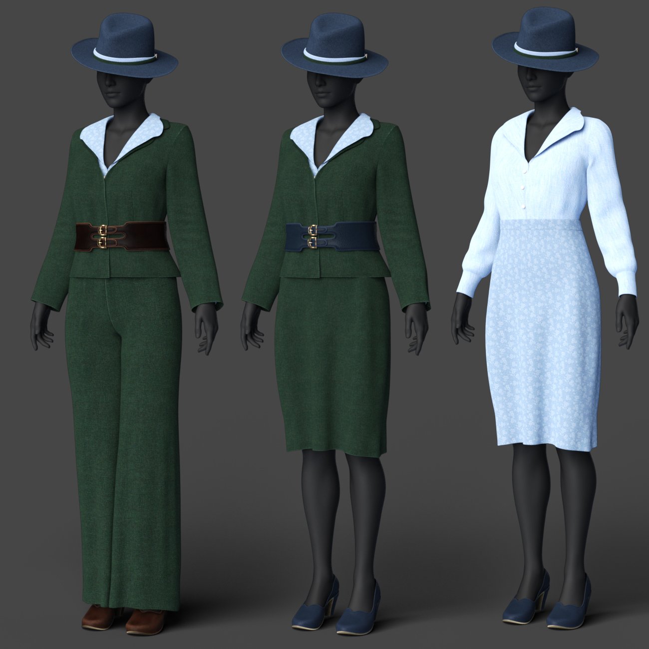 dForce Shoofly Sleuth Outfit Textures dForce Shoofly Sleuth Outfit Textures by: Anna Benjamin, 3D Models by Daz 3D