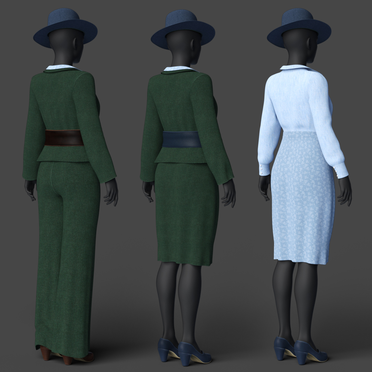 dForce Shoofly Sleuth Outfit Textures dForce Shoofly Sleuth Outfit Textures by: Anna Benjamin, 3D Models by Daz 3D