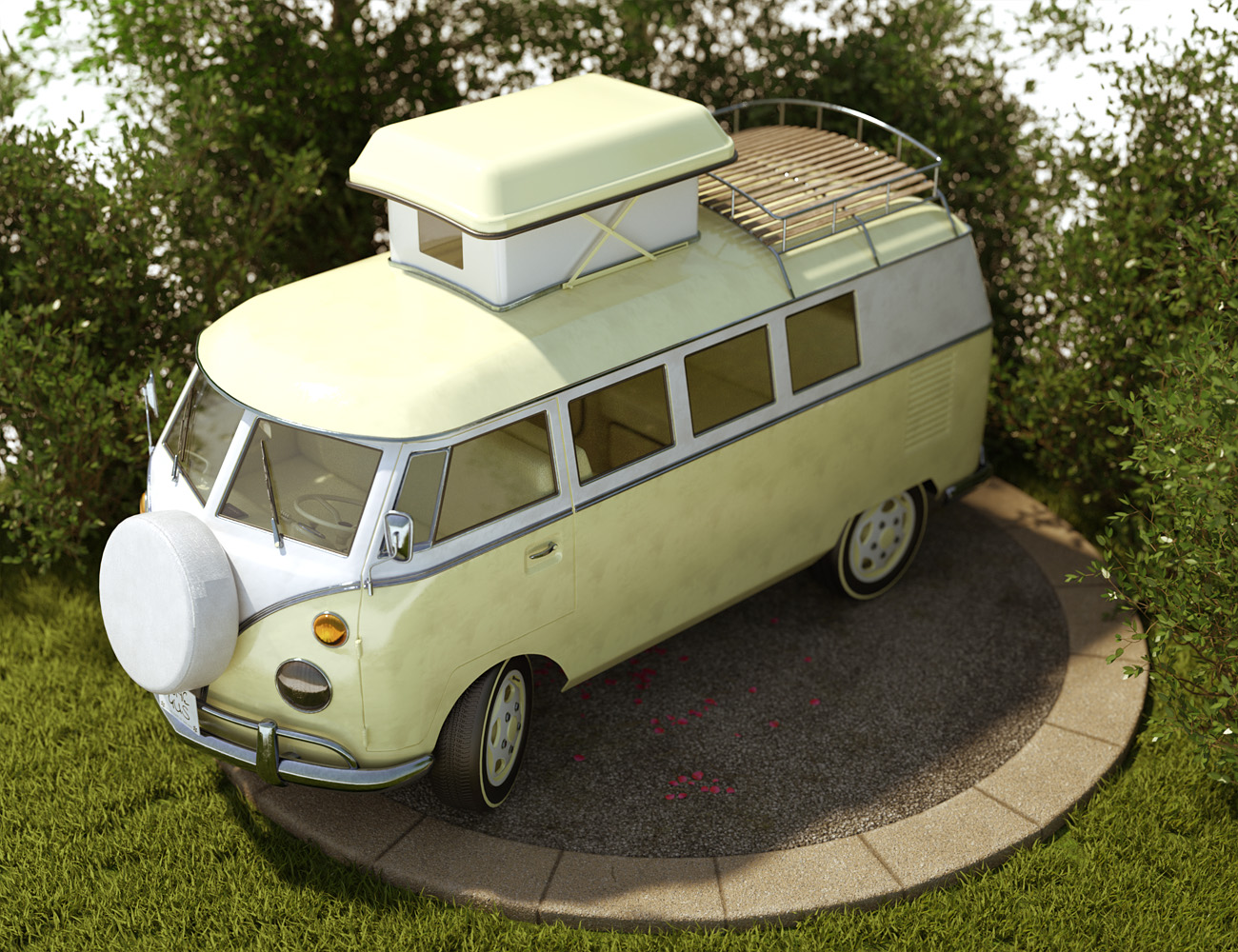 Retro Camper Van Retro Camper Van by: ForbiddenWhispersDavid Brinnen, 3D Models by Daz 3D