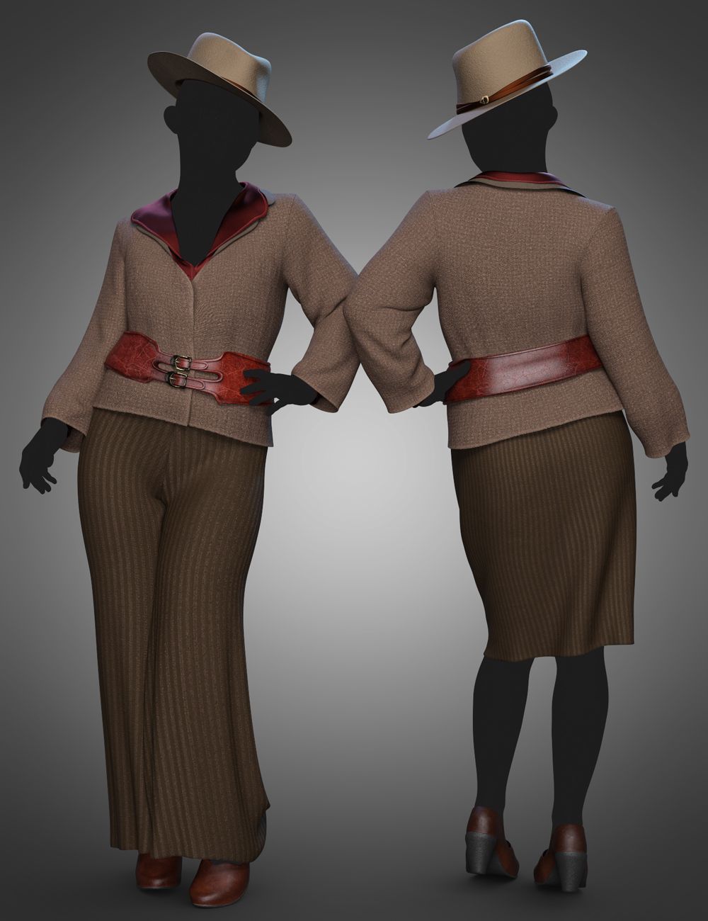 dForce Shoofly Sleuth Outfit Texture Add-On dForce Shoofly Sleuth Outfit Texture Add-On by: Sade, 3D Models by Daz 3D