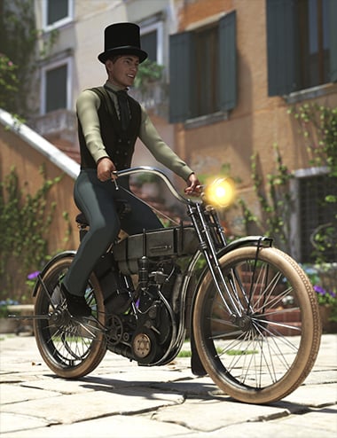 Motorized Bicycle Motorized Bicycle by: Charlie, 3D Models by Daz 3D