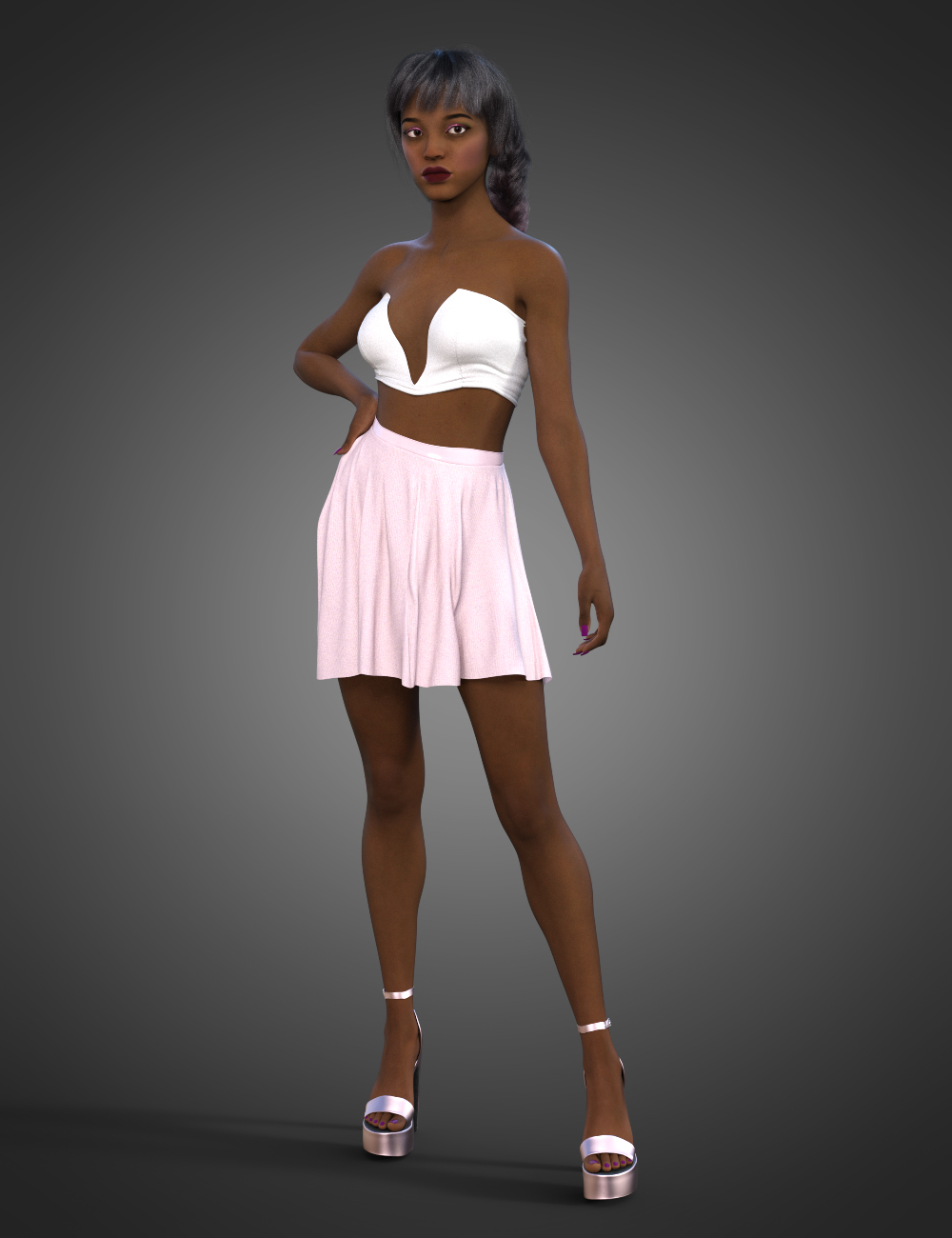 Mary Marie Outfit Bundle for Genesis 8.1 Females by: 4blueyesVex, 3D Models by Daz 3D