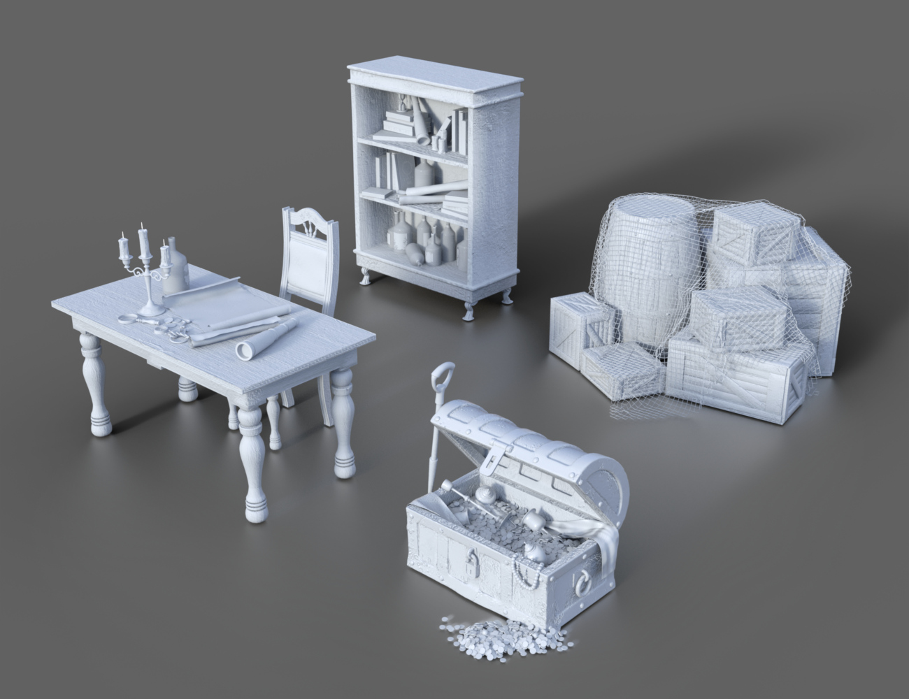Captain's Quarters Environment Captain's Quarters Environment by: ThreeDigital, 3D Models by Daz 3D