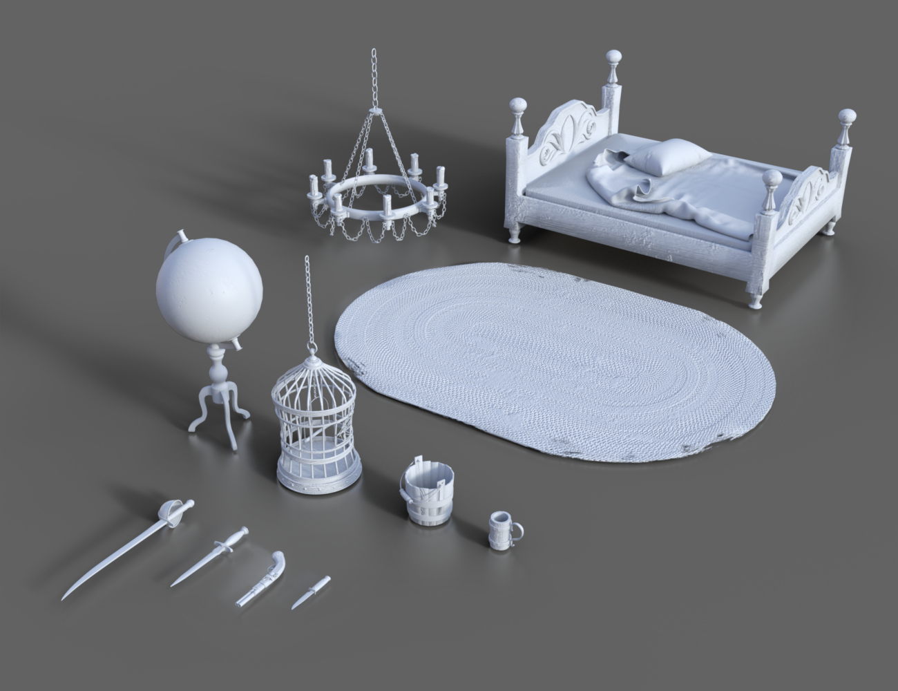 Captain's Quarters Environment by: ThreeDigital, 3D Models by Daz 3D
