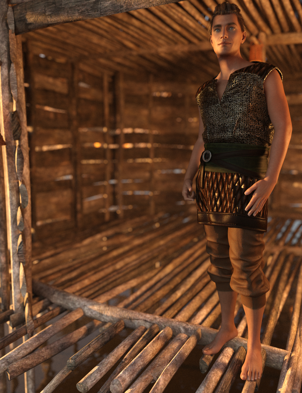 Reed Huts 1 Reed Huts 1 by: Enterables, 3D Models by Daz 3D