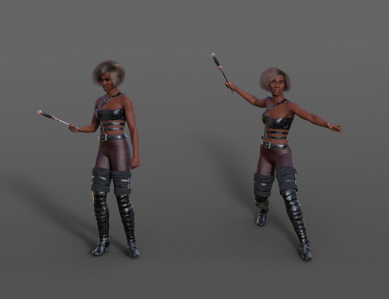Pirate Animations for Jinx 8.1 and Genesis 8.1 Female by: ThreeDigital, 3D Models by Daz 3D