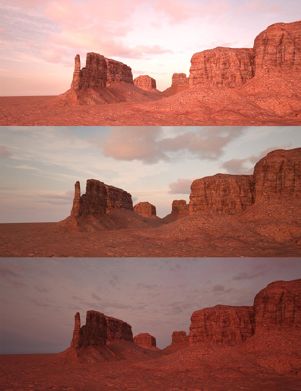 Radiant Skies Golden Hour Daz 3D