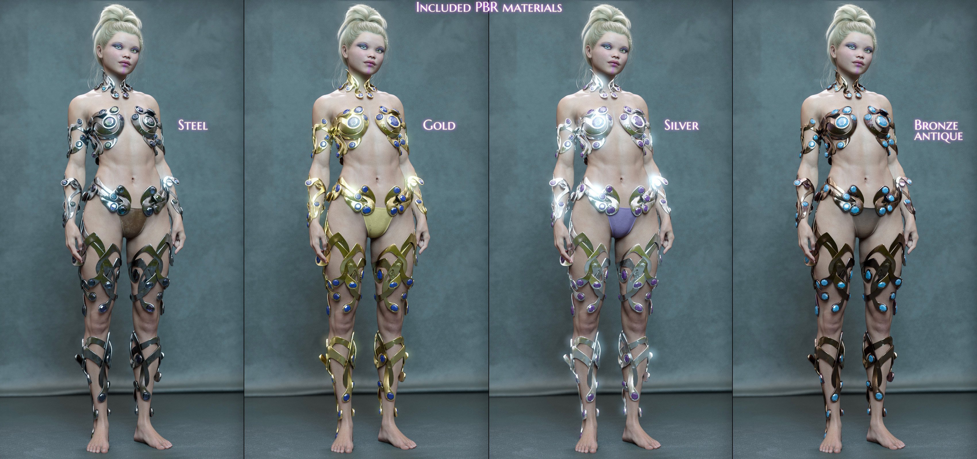 Enchanting Ornaments for Genesis 8 and 8.1 Females Enchanting Ornaments for Genesis 8 and 8.1 Females by: Aeon Soul, 3D Models by Daz 3D