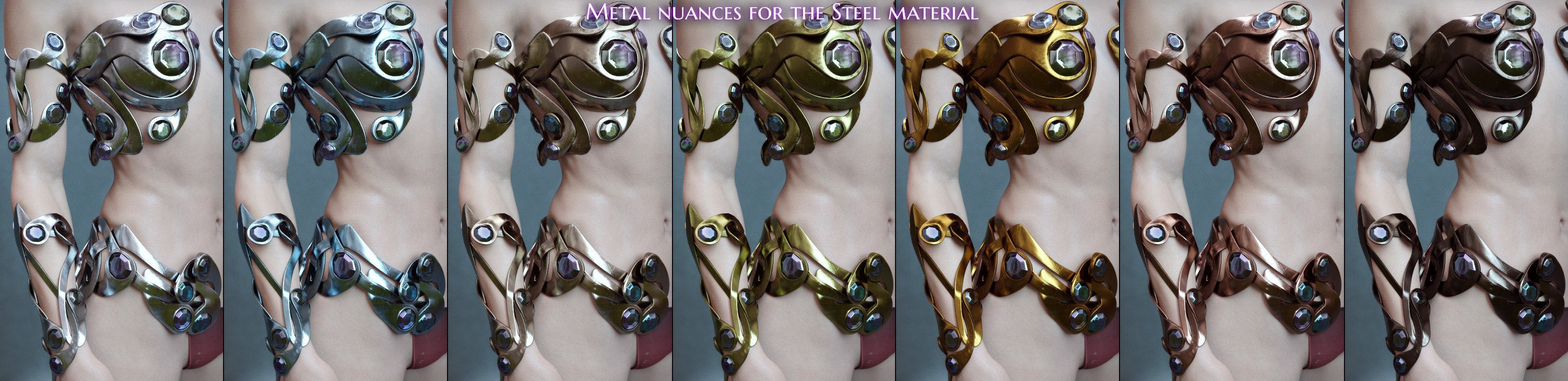 Enchanting Ornaments for Genesis 8 and 8.1 Females by: Aeon Soul, 3D Models by Daz 3D