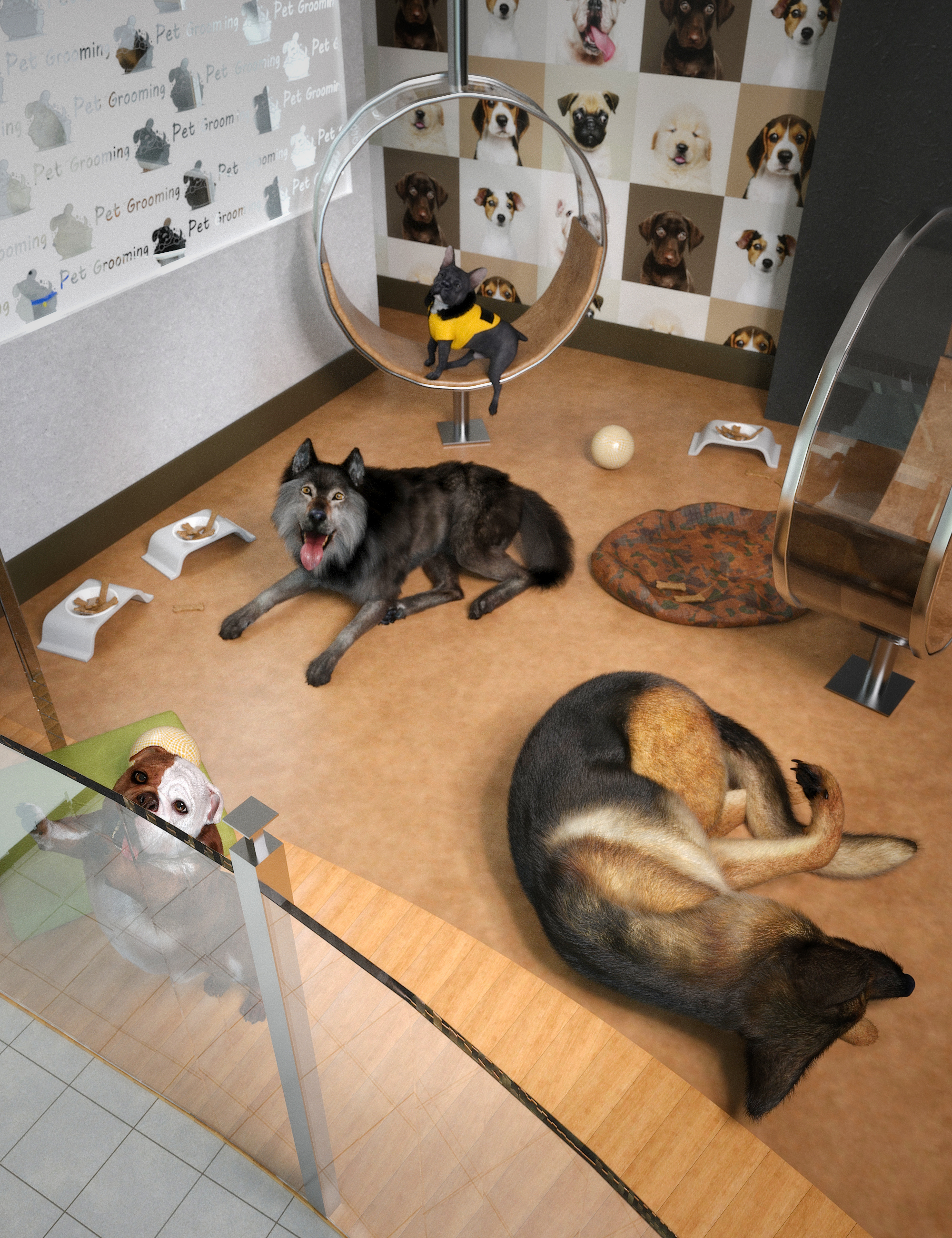 International Dog Day Bundle by: , 3D Models by Daz 3D