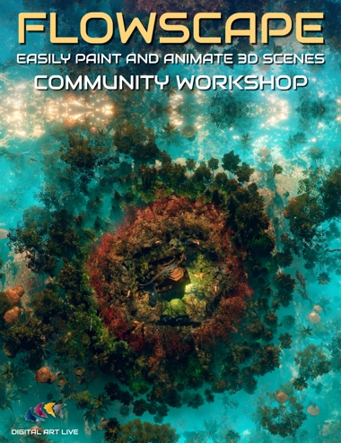 FlowScape: Paint 3D Animated Scenes in Seconds FlowScape: Paint 3D Animated Scenes in Seconds by: Digital Art Live, 3D Models by Daz 3D