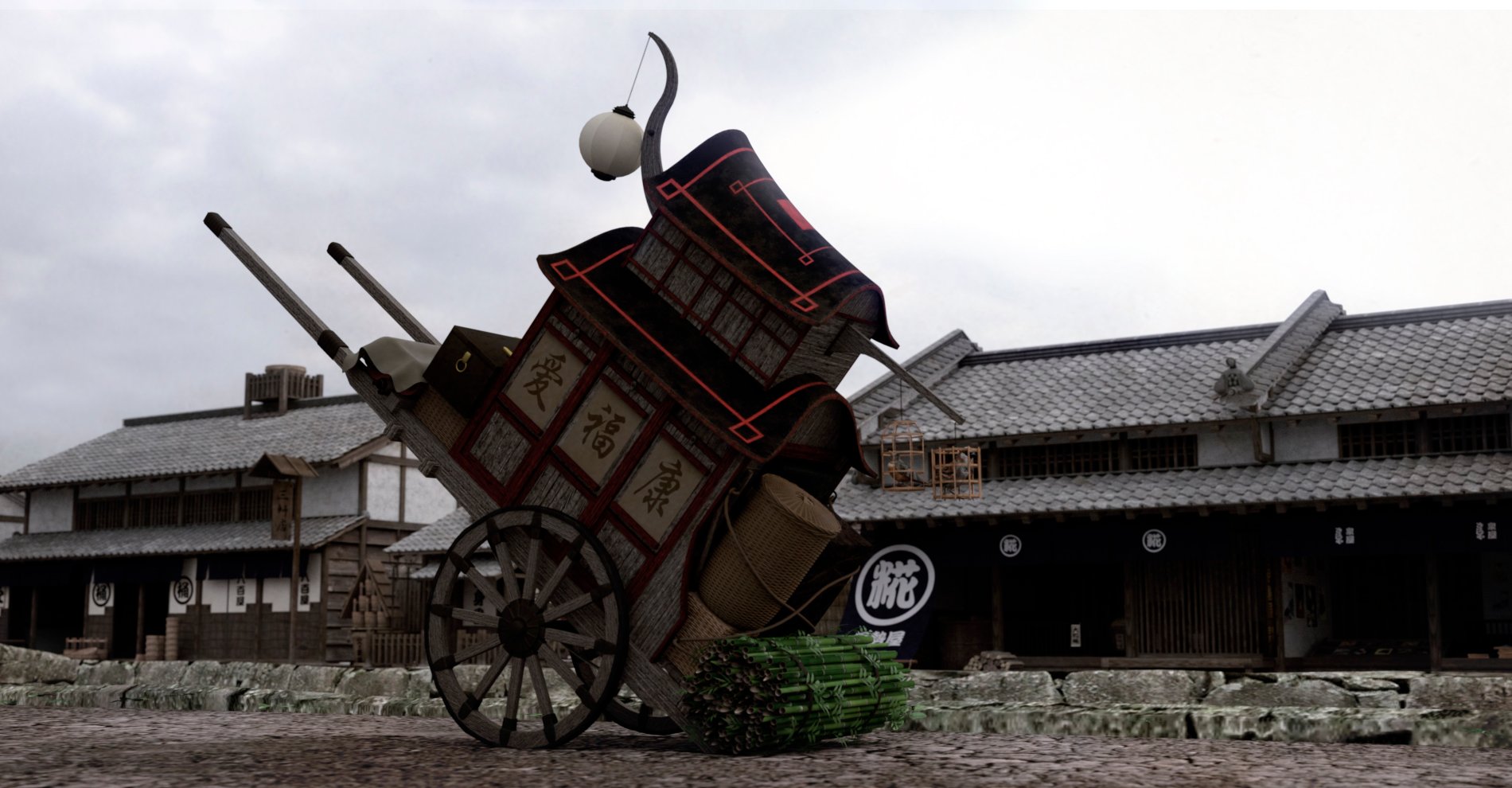 Trade Wagon Trade Wagon by: Human, 3D Models by Daz 3D