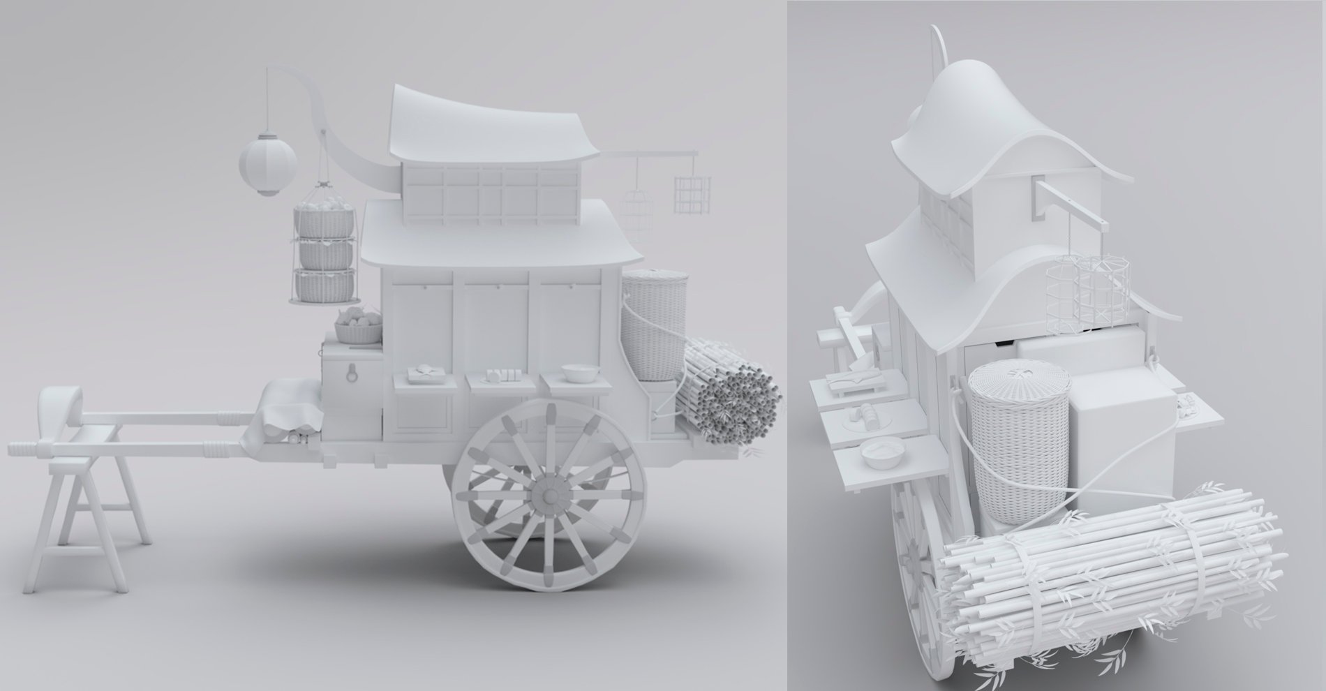 Trade Wagon Trade Wagon by: Human, 3D Models by Daz 3D