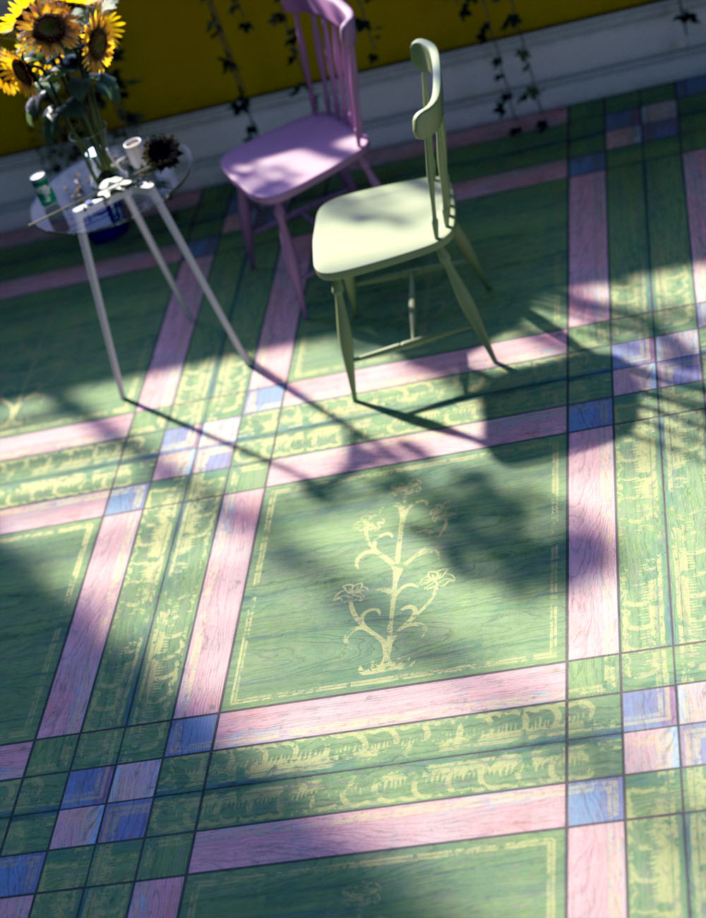 Bistro Chic Iray Flooring Shaders Vol 2 by: ForbiddenWhispers, 3D Models by Daz 3D