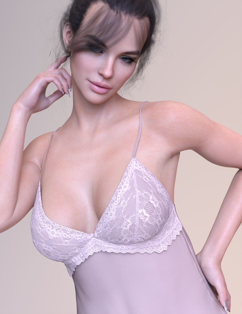 X-Fashion Intimo Babydoll Set for Genesis 8.1 Females by: xtrart-3d, 3D Models by Daz 3D
