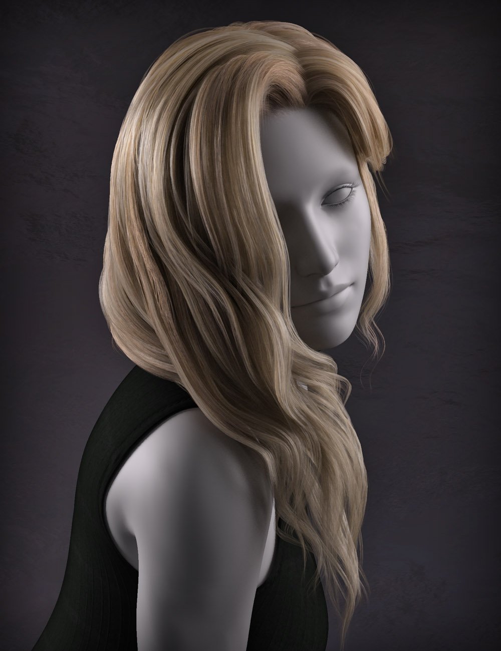 Lili Hair for Genesis 8 and 8.1 Females by: Lady Littlefox, 3D Models by Daz 3D