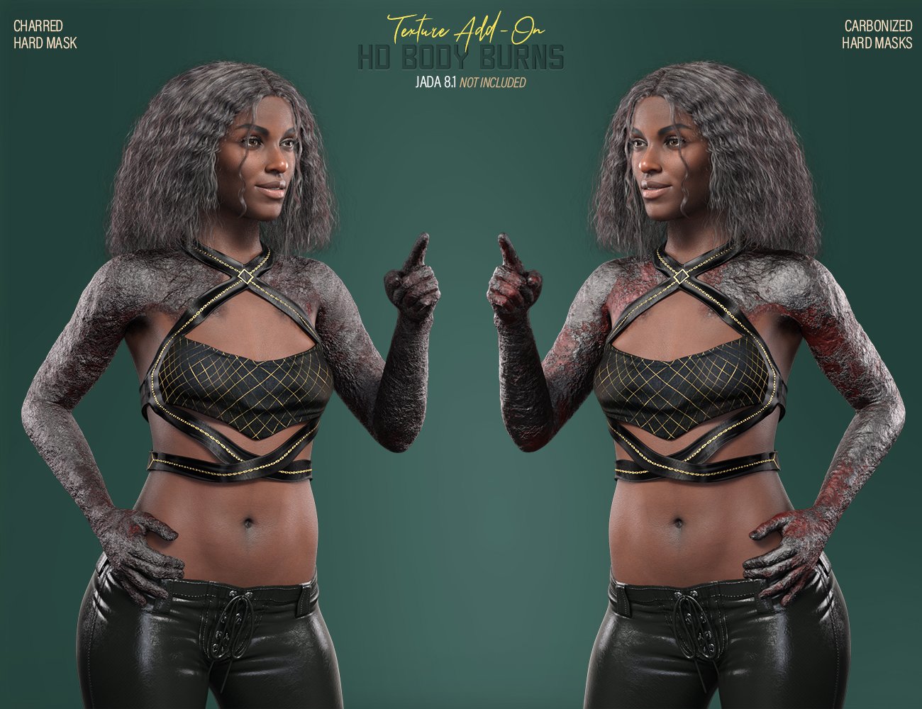 HD Body Burns Add-On for Genesis 8 and 8.1 Females HD Body Burns Add-On for Genesis 8 and 8.1 Females by: FenixPhoenixEsid, 3D Models by Daz 3D