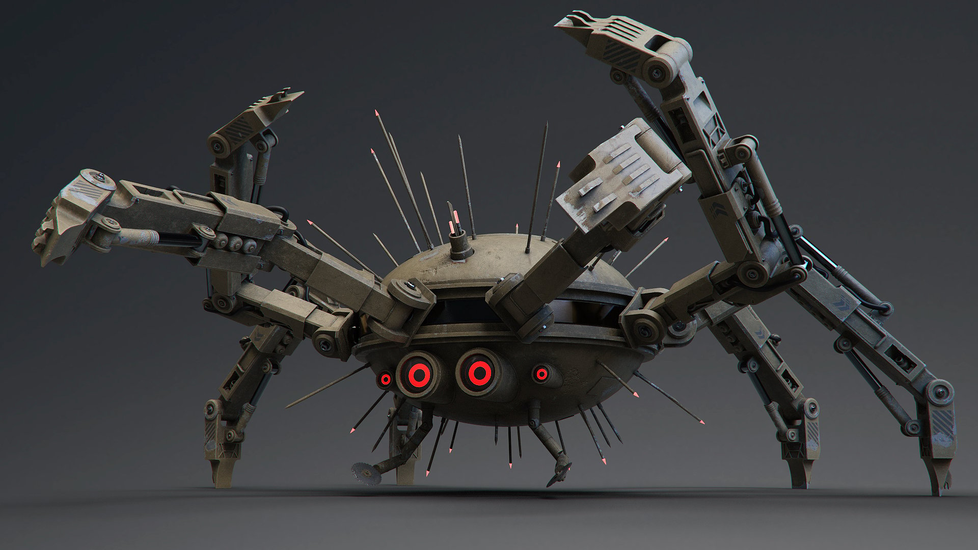 Sci-fi Spider by: Mely3D, 3D Models by Daz 3D