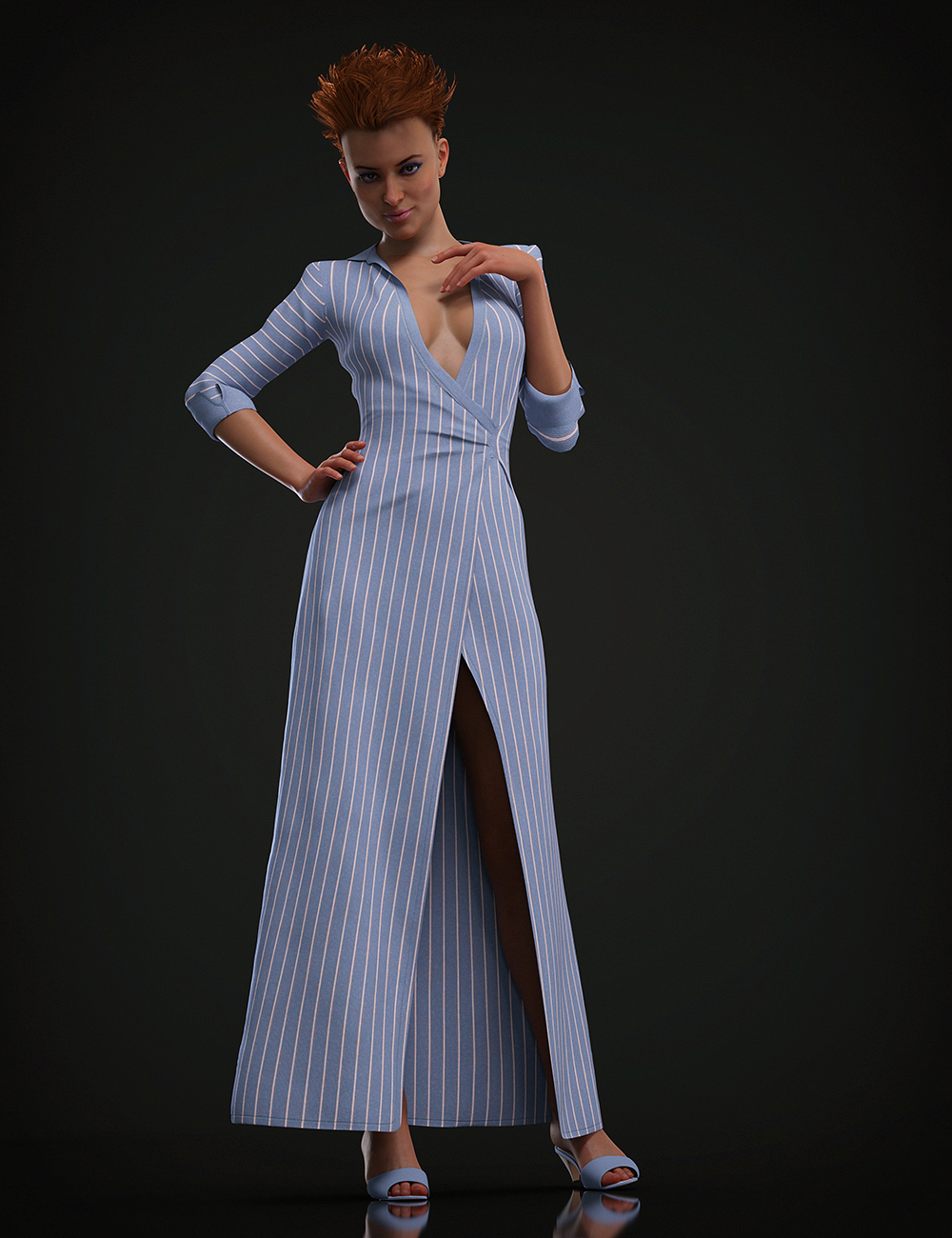 dForce Tres Chic Outfit for Genesis 8 and 8.1 Females