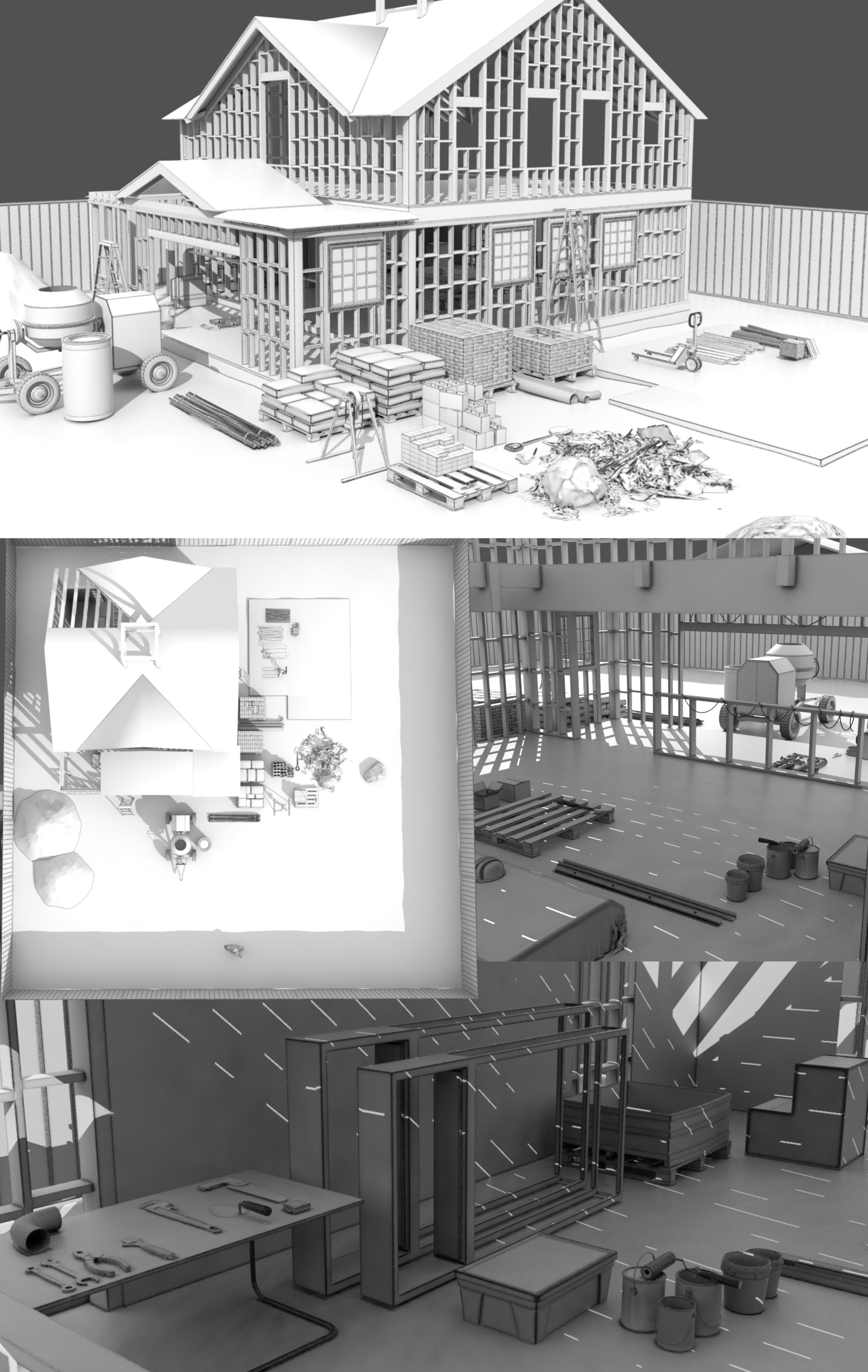 FG Under Construction by: Fugazi1968Ironman, 3D Models by Daz 3D