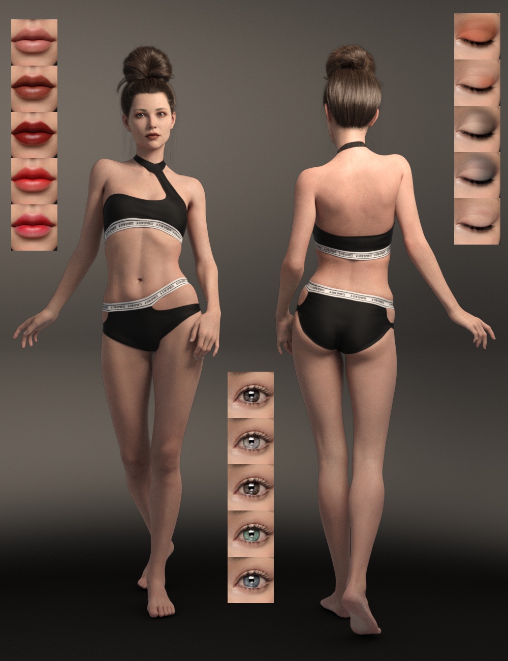 Hou for Genesis 8.1 Female by: Ergou, 3D Models by Daz 3D