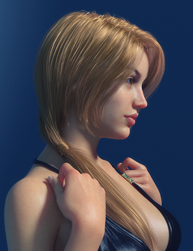 LinLi Hair for Genesis 8 and 8.1 Females by: Sprite, 3D Models by Daz 3D