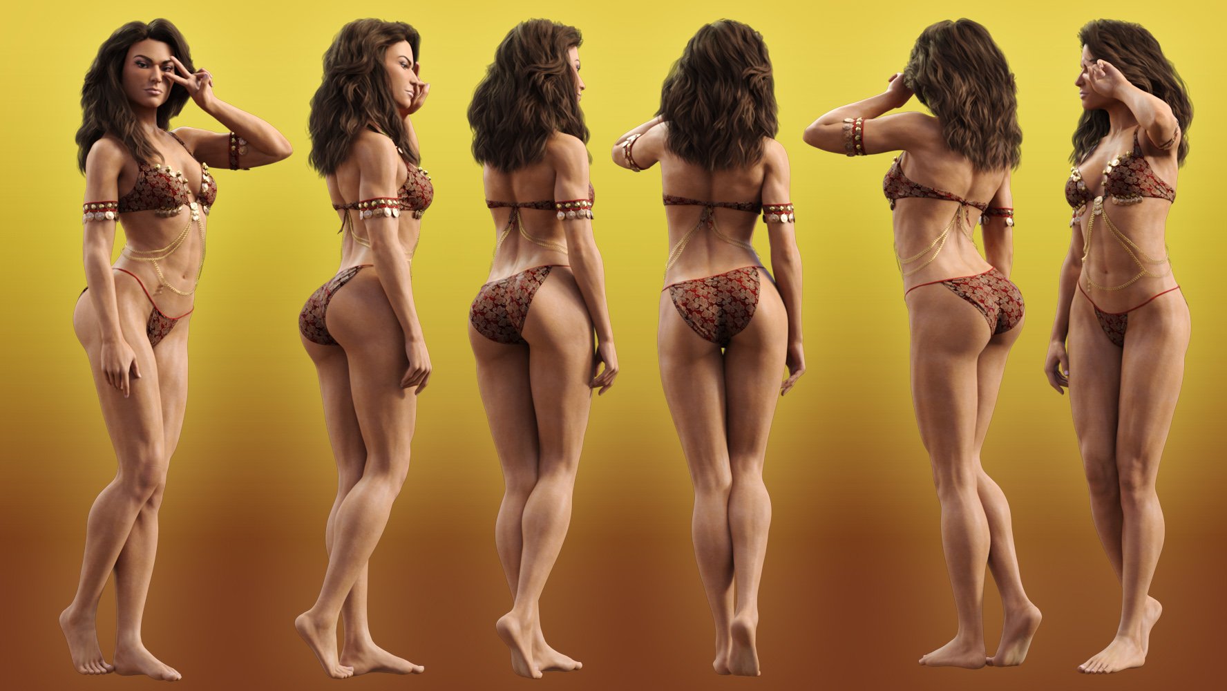 Djinneah for Genesis 8 Female by: RawArt, 3D Models by Daz 3D