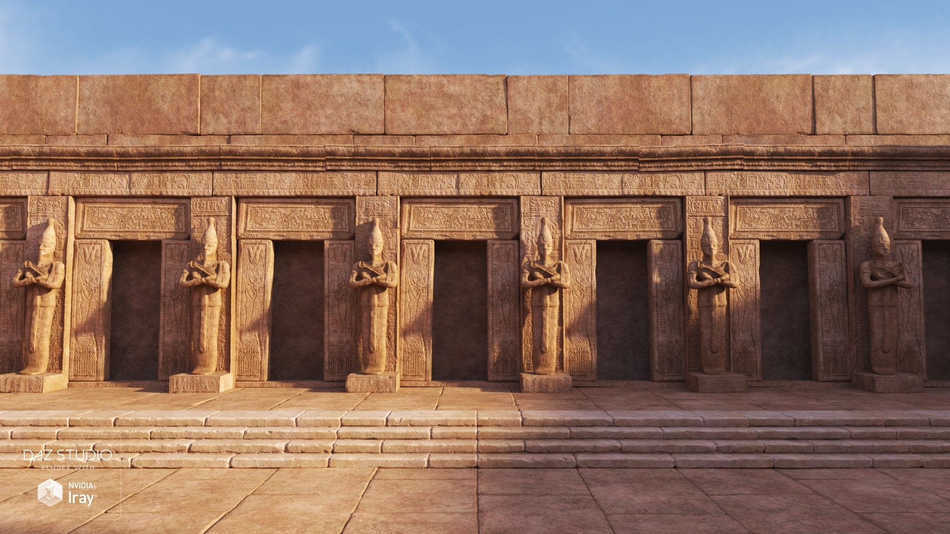 Egyptian Elements Egyptian Elements by: Andrey Pestryakov, 3D Models by Daz 3D