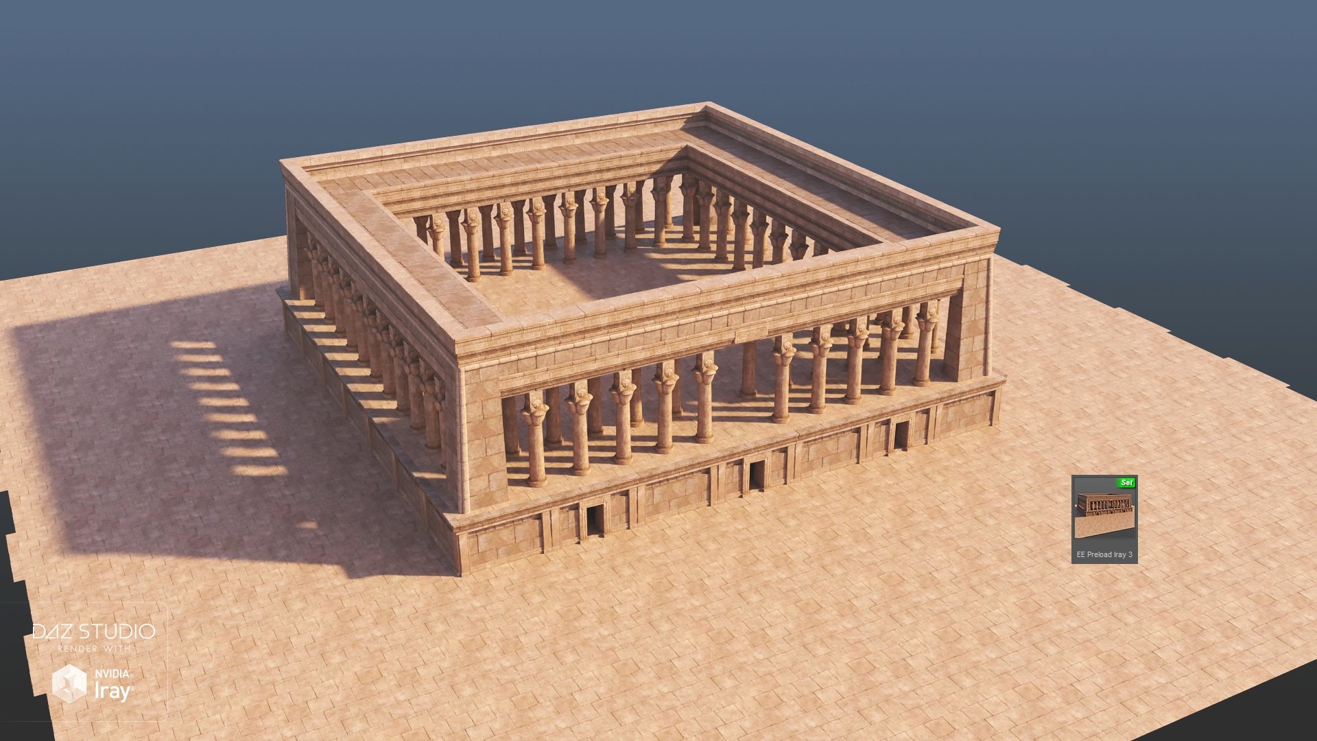 Egyptian Elements Egyptian Elements by: Andrey Pestryakov, 3D Models by Daz 3D