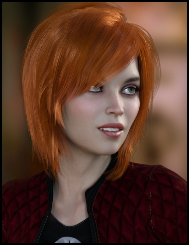 Morgan Hair for Genesis 8 Females by: Propschick, 3D Models by Daz 3D