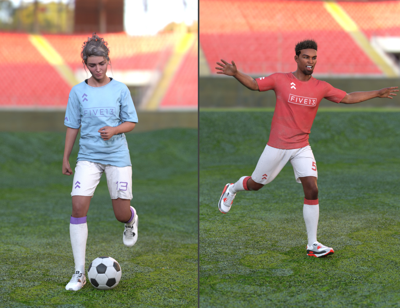 Kickabout Soccer Ball and Poses for Genesis 8 and 8.1 Male and Female Kickabout Soccer Ball and Poses for Genesis 8 and 8.1 Male and Female by: Five13, 3D Models by Daz 3D