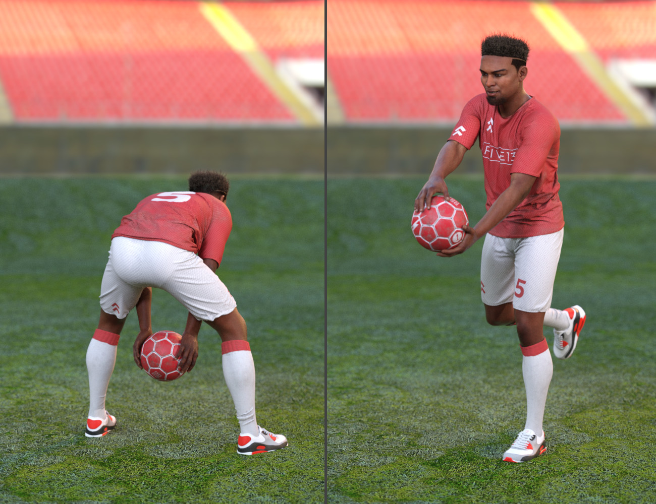 Kickabout Soccer Ball and Poses for Genesis 8 and 8.1 Male and Female Kickabout Soccer Ball and Poses for Genesis 8 and 8.1 Male and Female by: Five13, 3D Models by Daz 3D