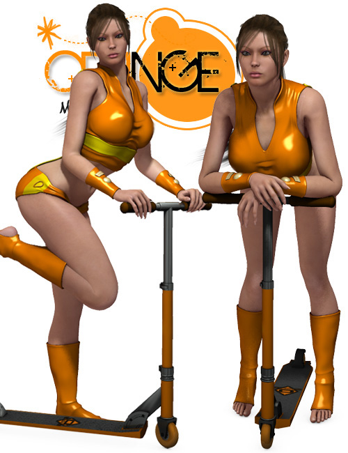 Orange by: LesthatVal3dart, 3D Models by Daz 3D