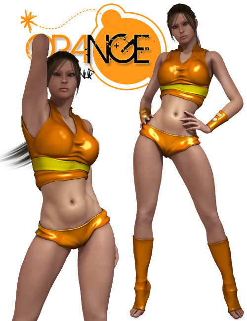 Orange by: LesthatVal3dart, 3D Models by Daz 3D