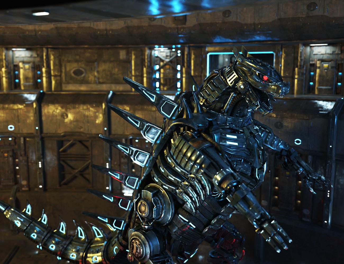Mecha Dinosaur Mecha Dinosaur by: Xivon, 3D Models by Daz 3D