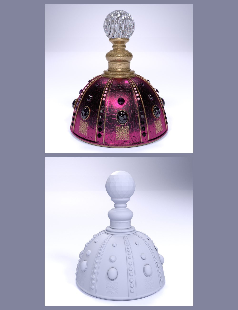 Vintage Perfume Bottles Vintage Perfume Bottles by: 3DStyle, 3D Models by Daz 3D