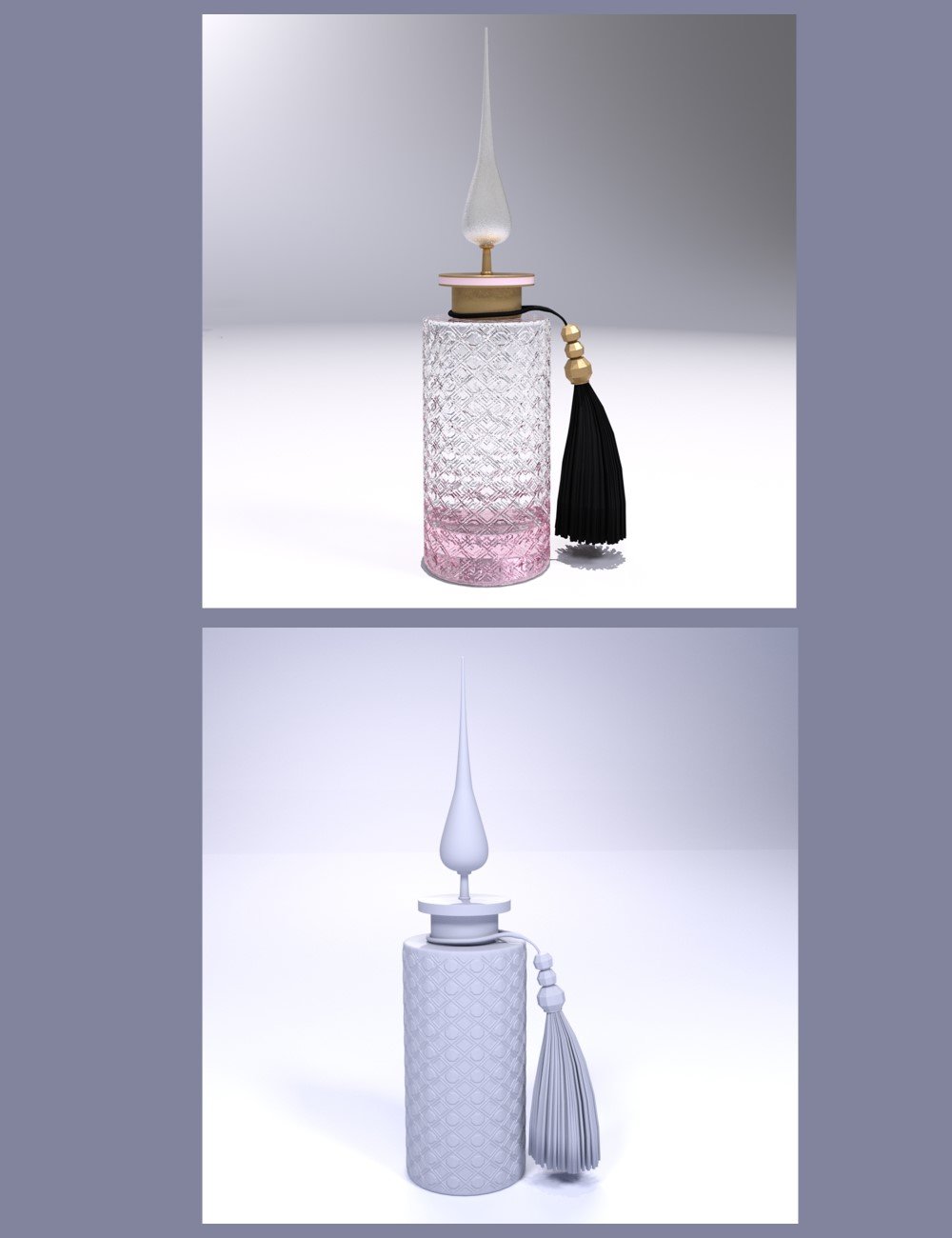Vintage Perfume Bottles Vintage Perfume Bottles by: 3DStyle, 3D Models by Daz 3D