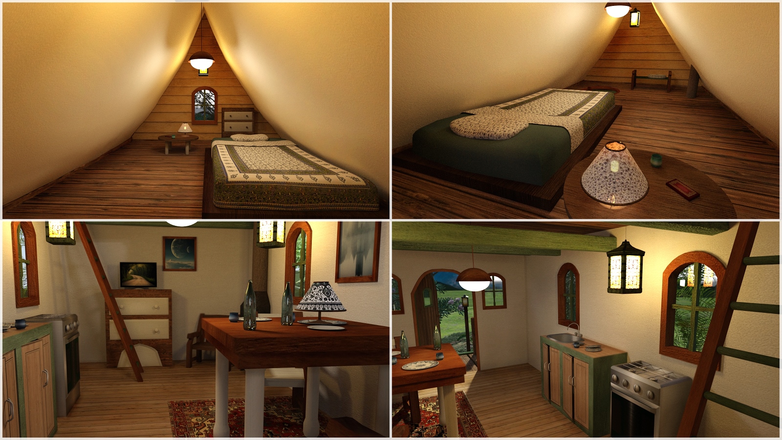 Tiny House and Parklands Tiny House and Parklands by: Magix 101, 3D Models by Daz 3D