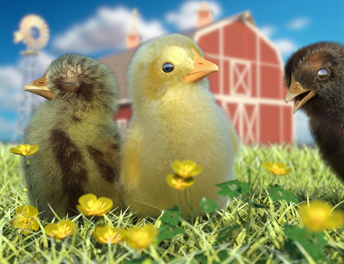 Pip the Chick by: Sylvan, 3D Models by Daz 3D