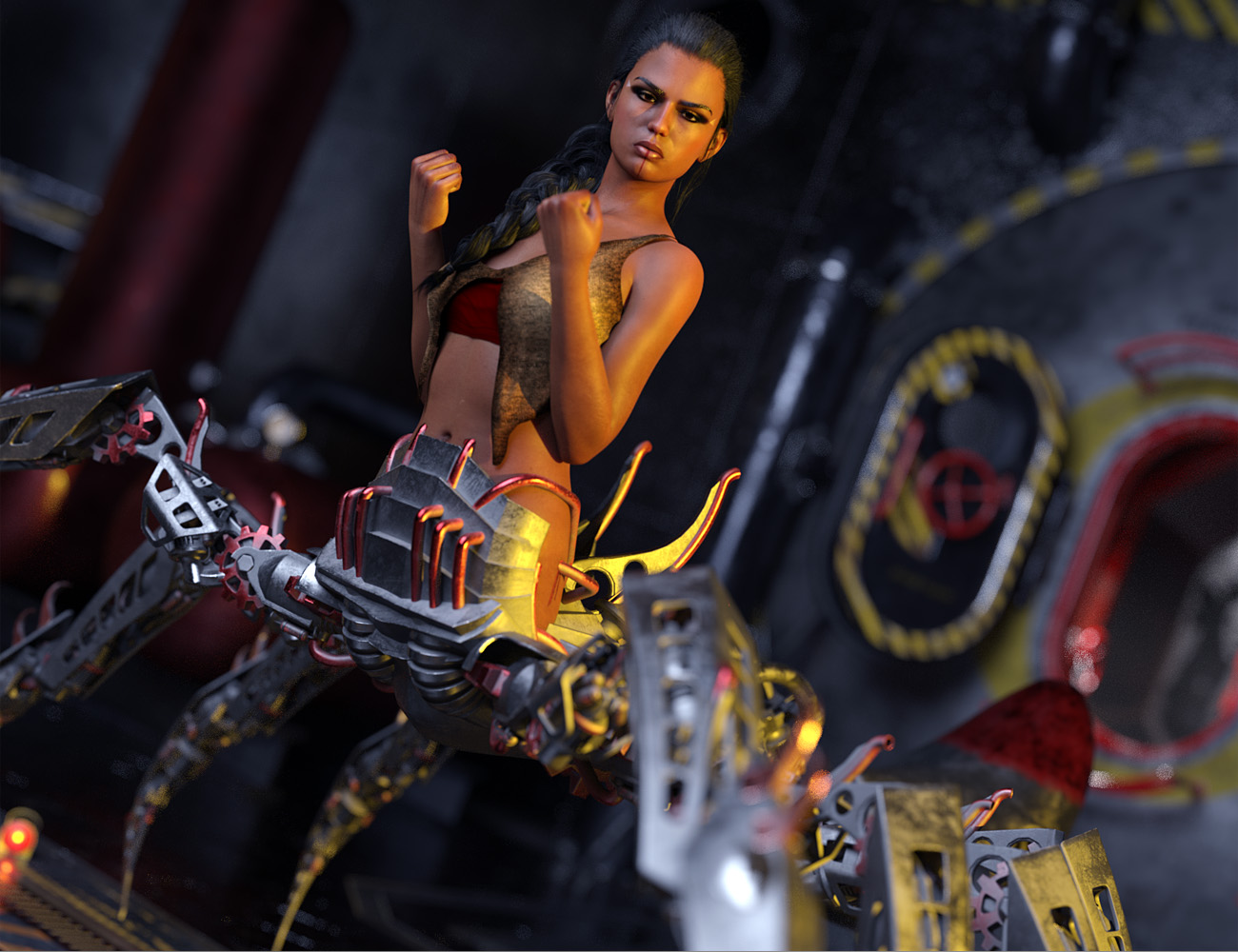 Spider Mech for Genesis 8 and 8.1 Female Spider Mech for Genesis 8 and 8.1 Female by: ForbiddenWhispersDavid Brinnen, 3D Models by Daz 3D