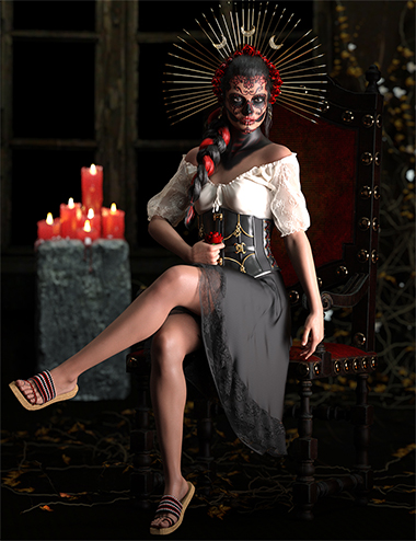 La Catrina Poses for Genesis 8.1 Female La Catrina Poses for Genesis 8.1 Female by: Ensary, 3D Models by Daz 3D